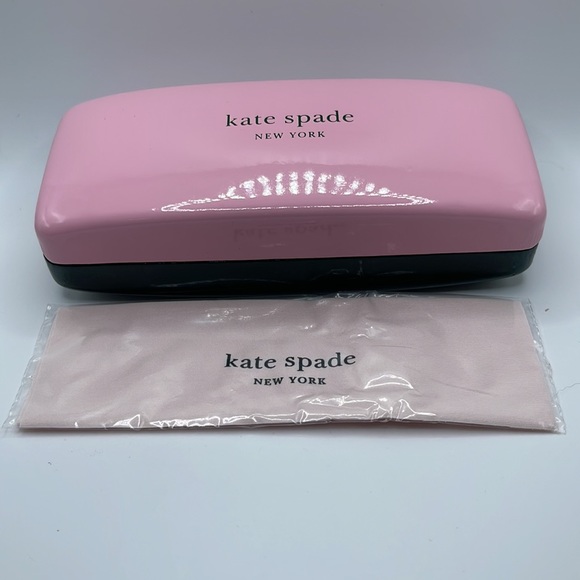 NWOT. Kate Spade Cheyenne/P/S sunglasses. Black and gold oval frames. - Picture 6 of 6